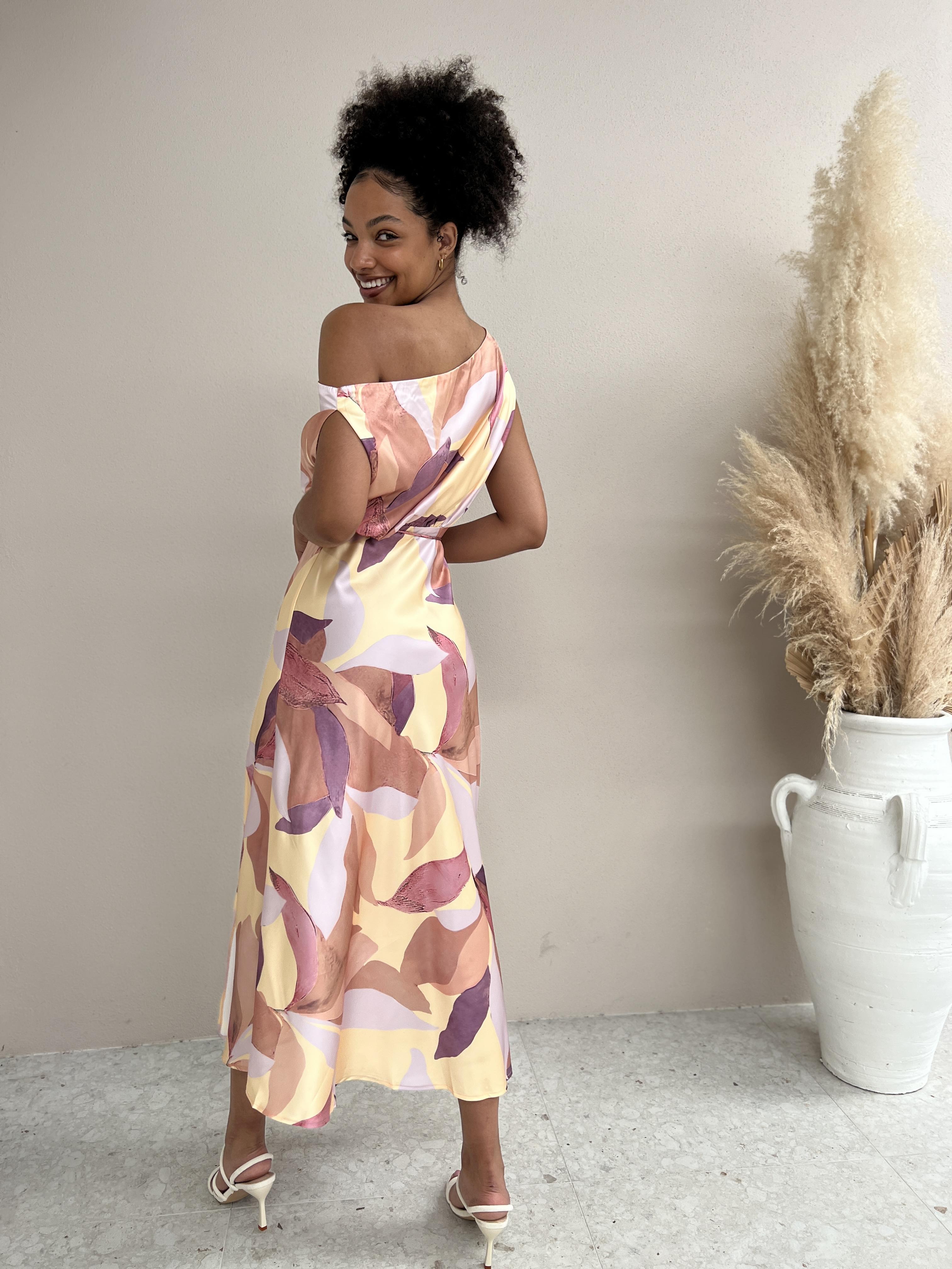 Dress - Rust Multi