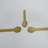 Nuvarey Brown paper spoon 155mm long disposable paper eco-friendly knife, fork and spoon