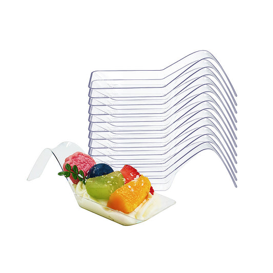 Nuvarey Dessert dish, soy sauce dish, disposable dish, mini flavor dish, dipping sauce dish, cake dish, tea break mousse cup