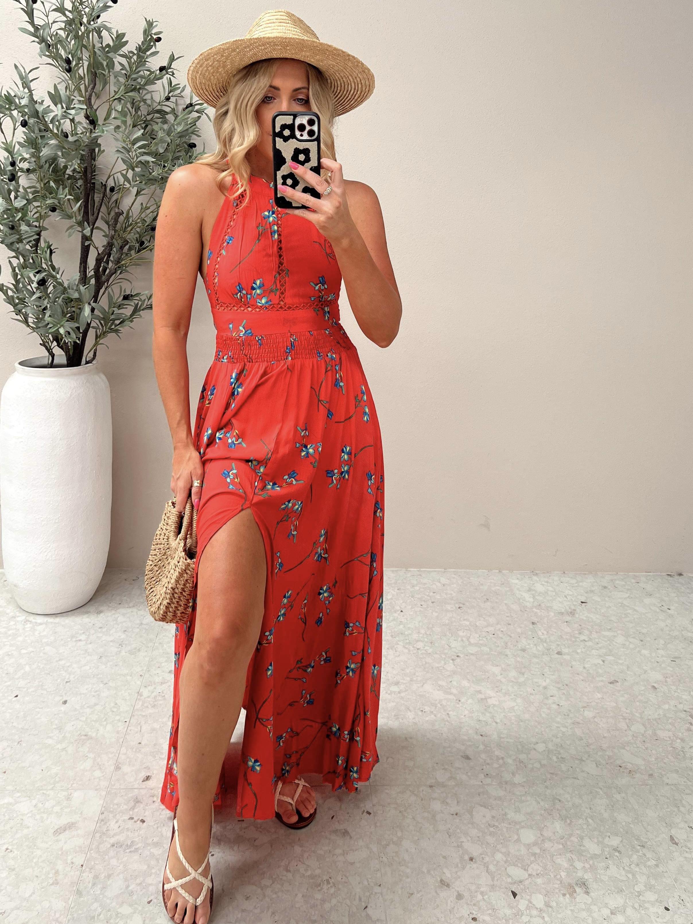 Print Maxi - Red