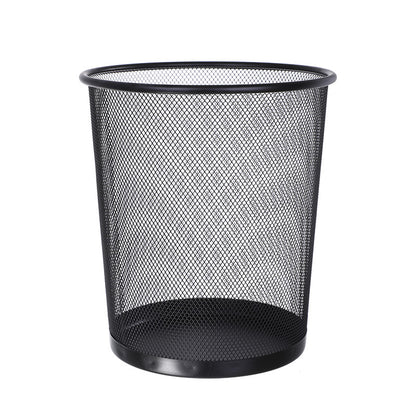 Nuvarey Household iron large trash basket kitchen storage bin