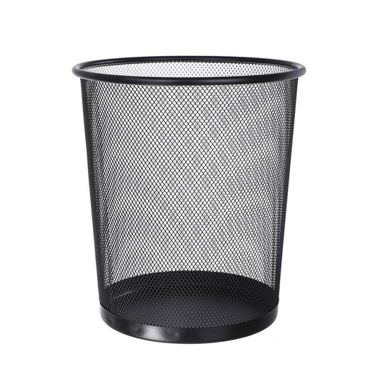Nuvarey Household iron large trash basket kitchen storage bin