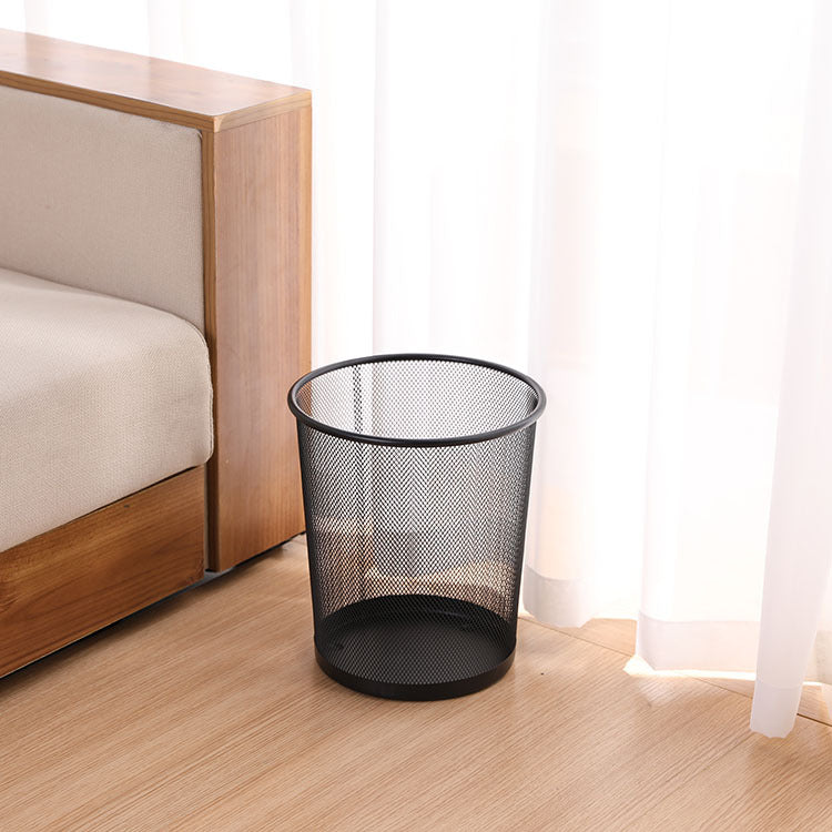 Nuvarey Household iron large trash basket kitchen storage bin