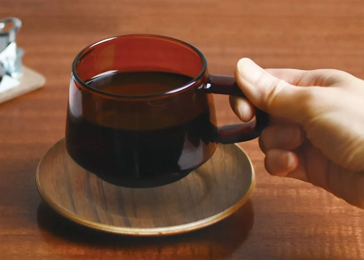 Nuvarey Sepia Mug and Saucer