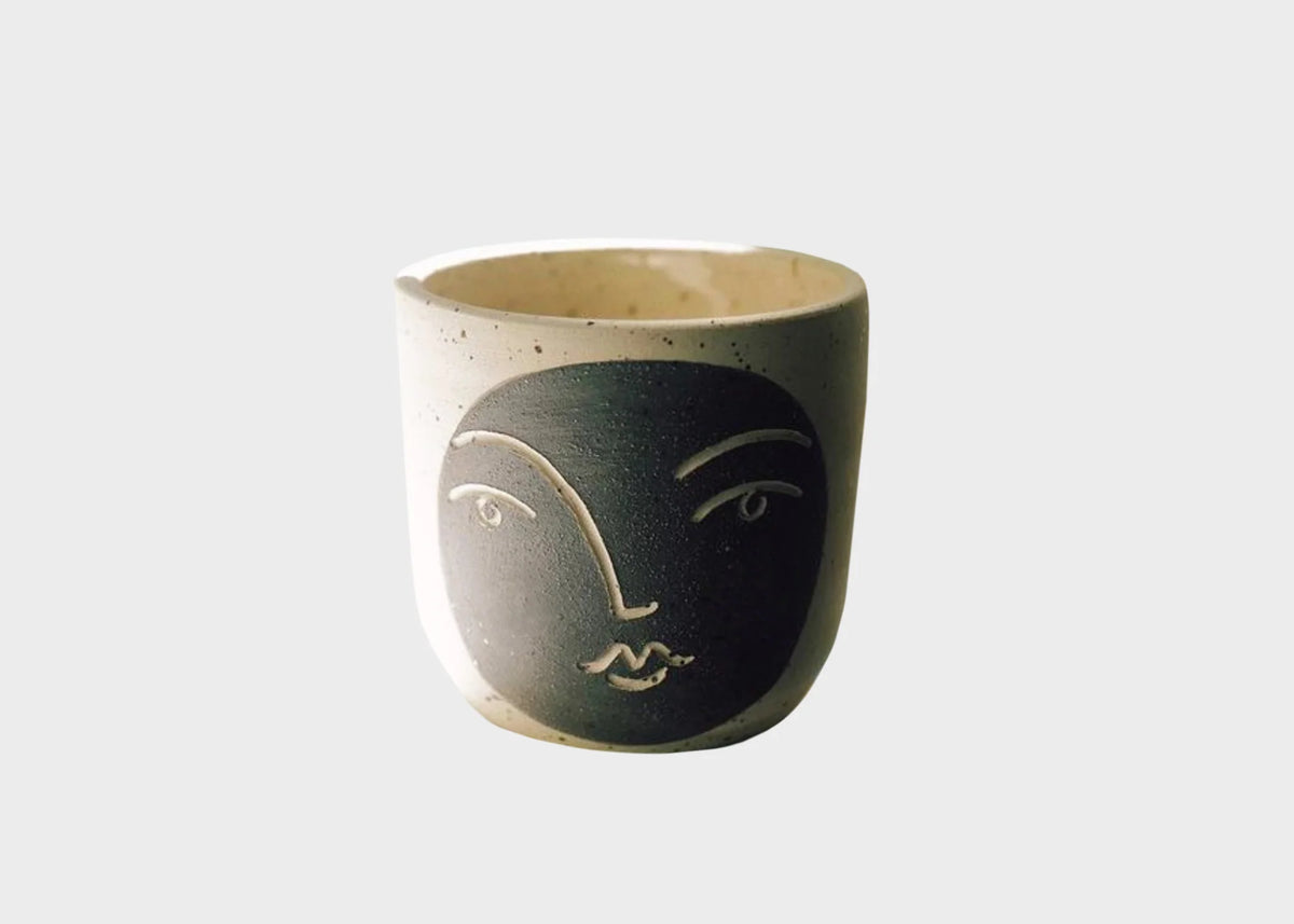 Nuvarey Moon Mug - Black Open Eyes