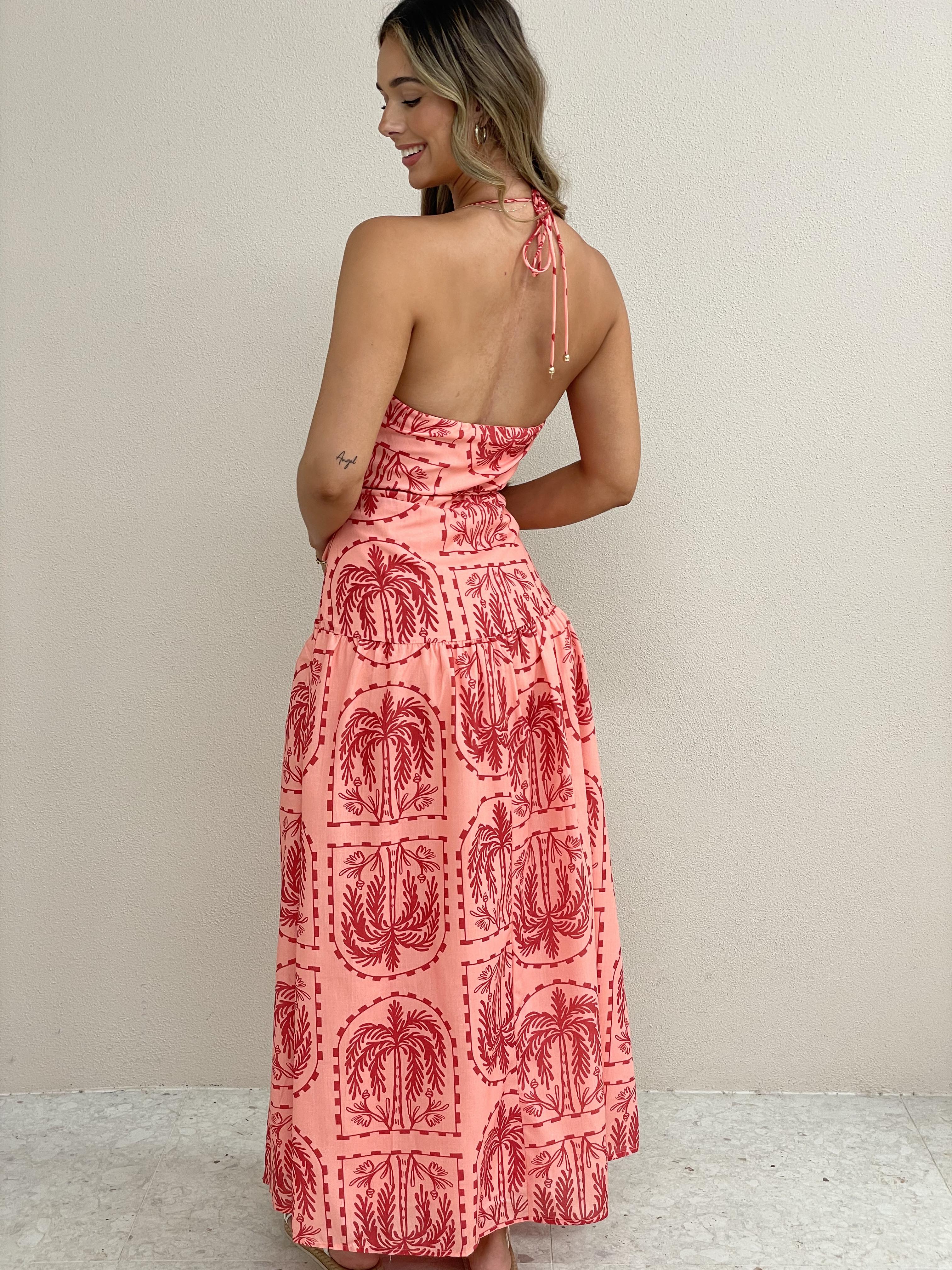 Boho Print Maxi Dress