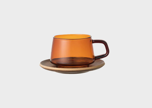Nuvarey Sepia Mug and Saucer
