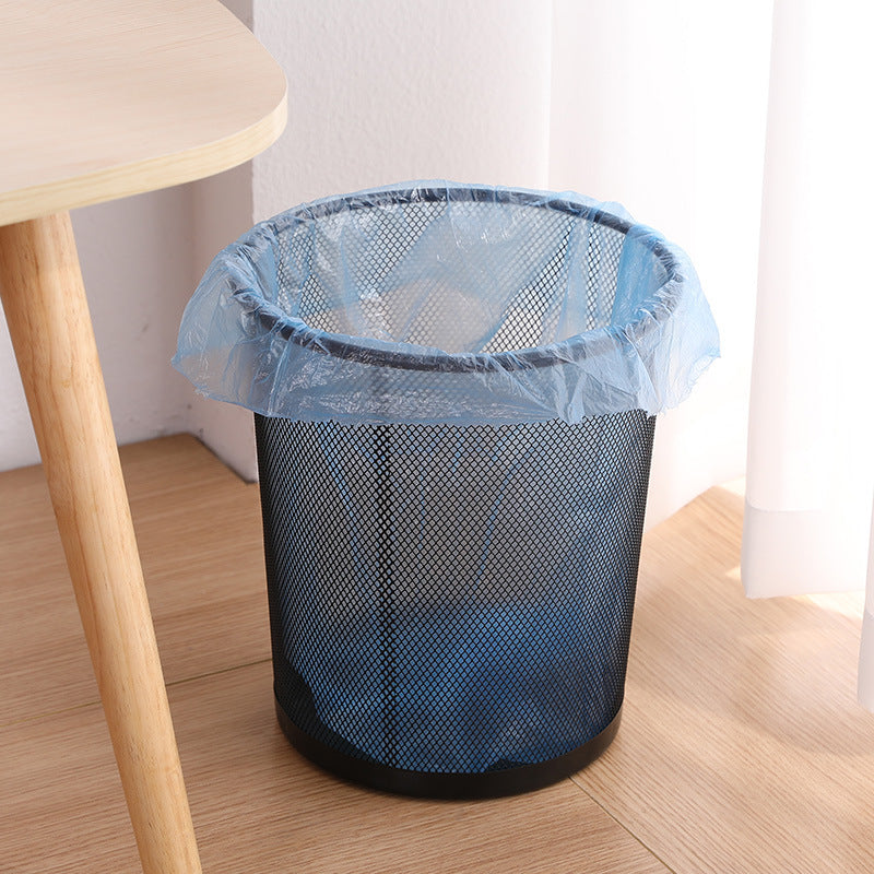 Nuvarey Household iron large trash basket kitchen storage bin