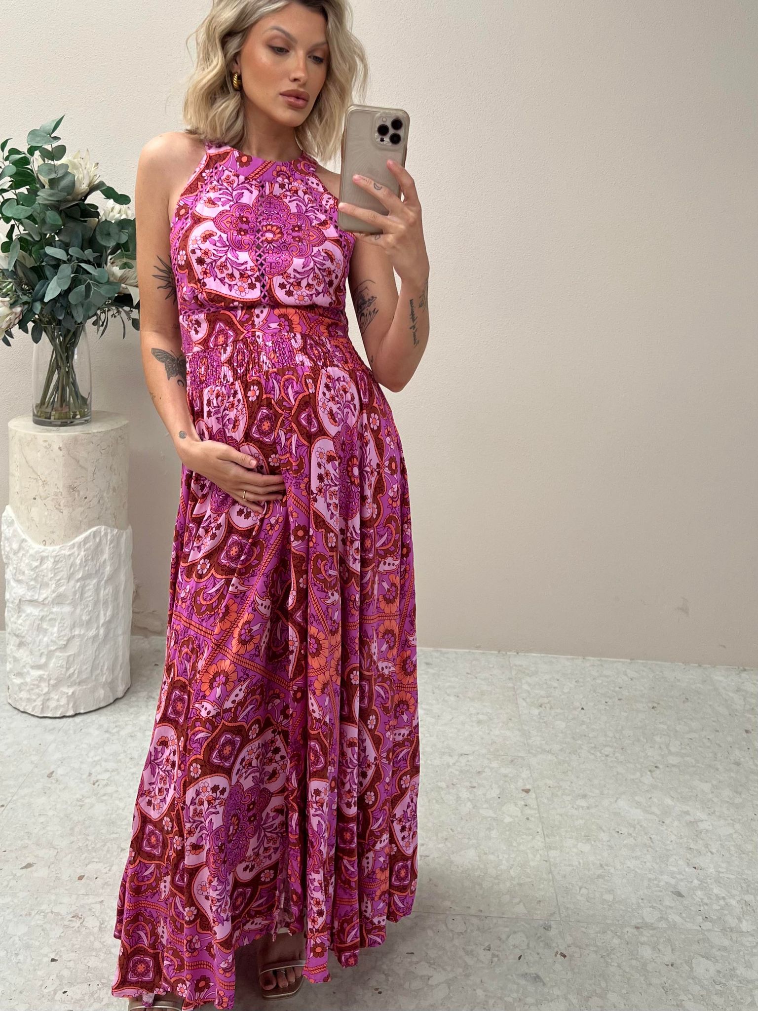 Print Maxi - Pink