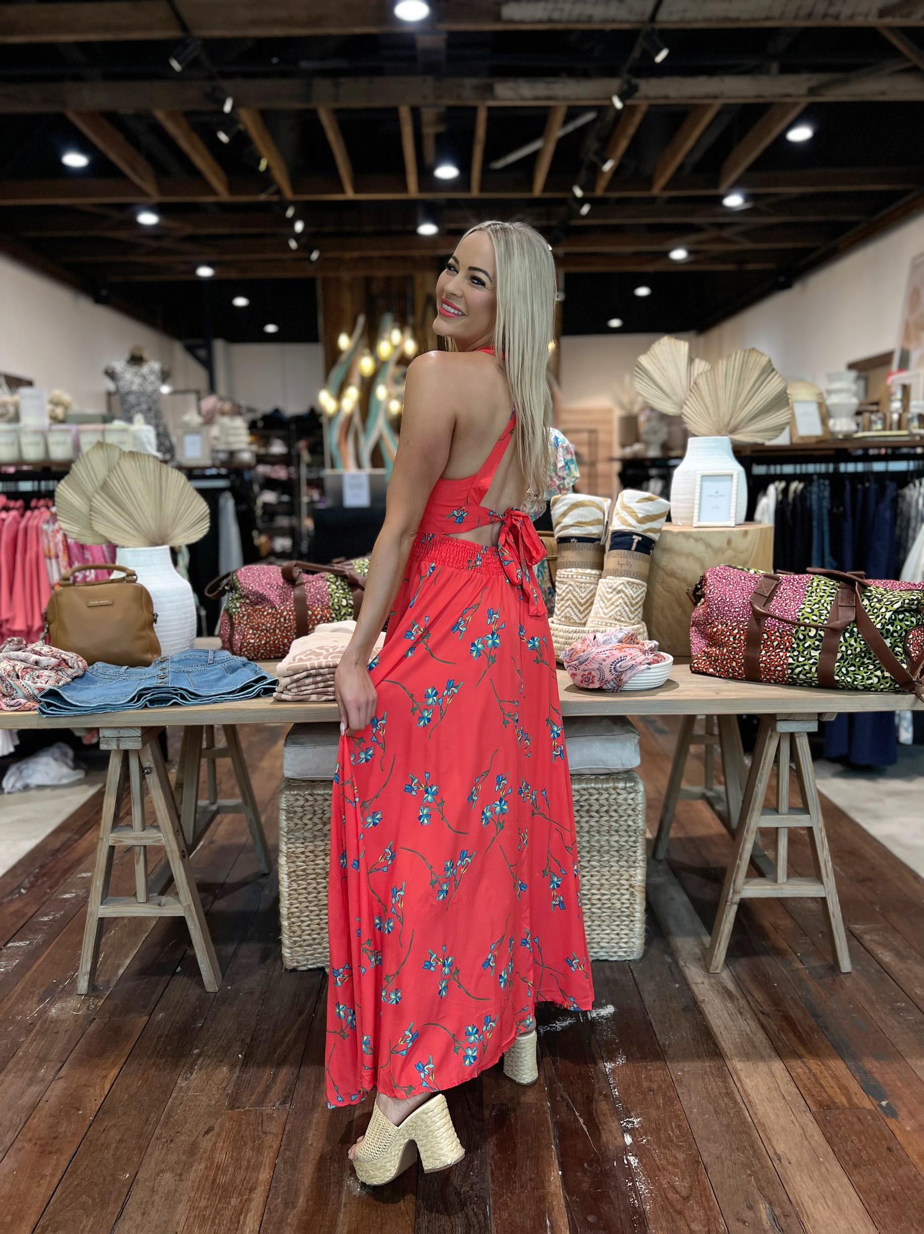 Print Maxi - Red