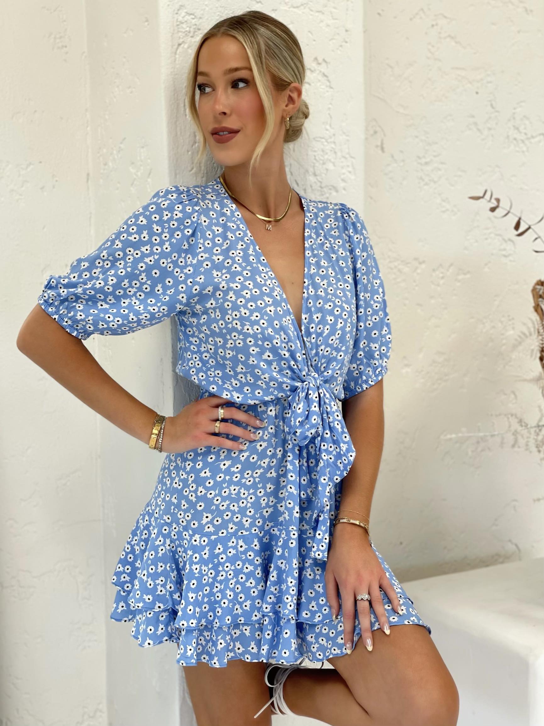 Dress - Blue Floral