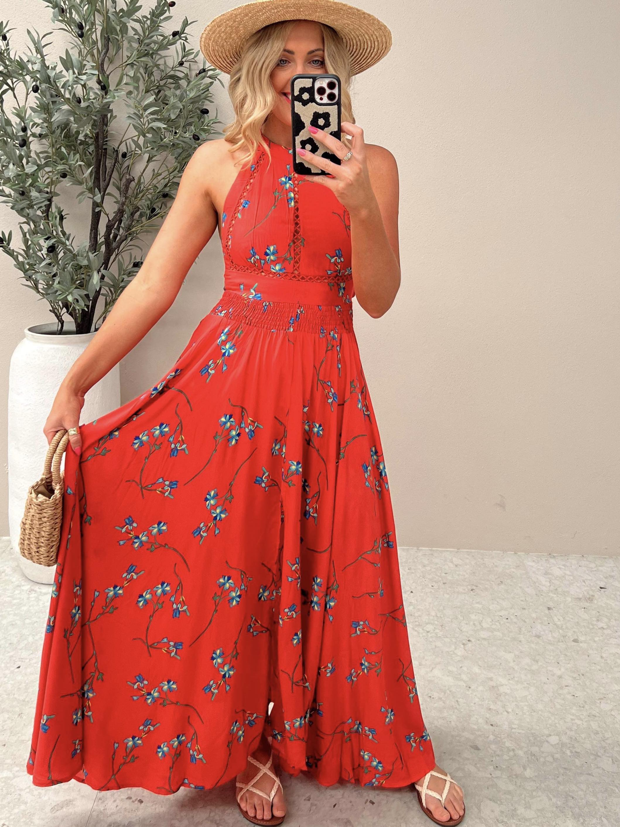Print Maxi - Red