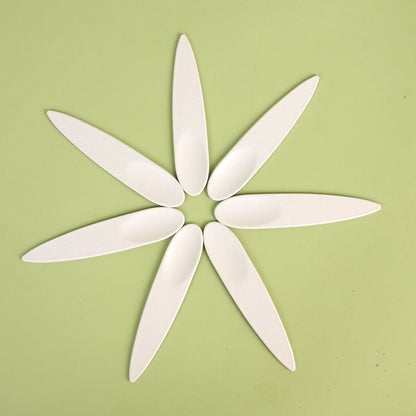 Nuvarey Food grade biodegradable material ice cream individual packaging thickened spoon ice cream spoon