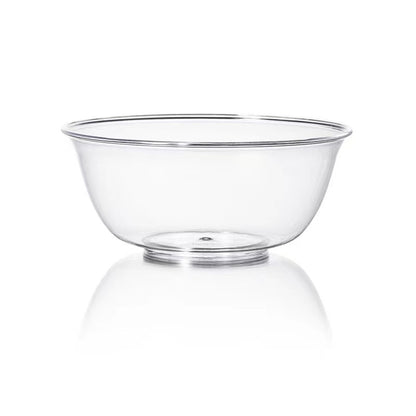 Nuvarey Disposable bowl 350 ml crystal aviation bowl plastic noodle bowl outdoor picnic dessert bowl food grade