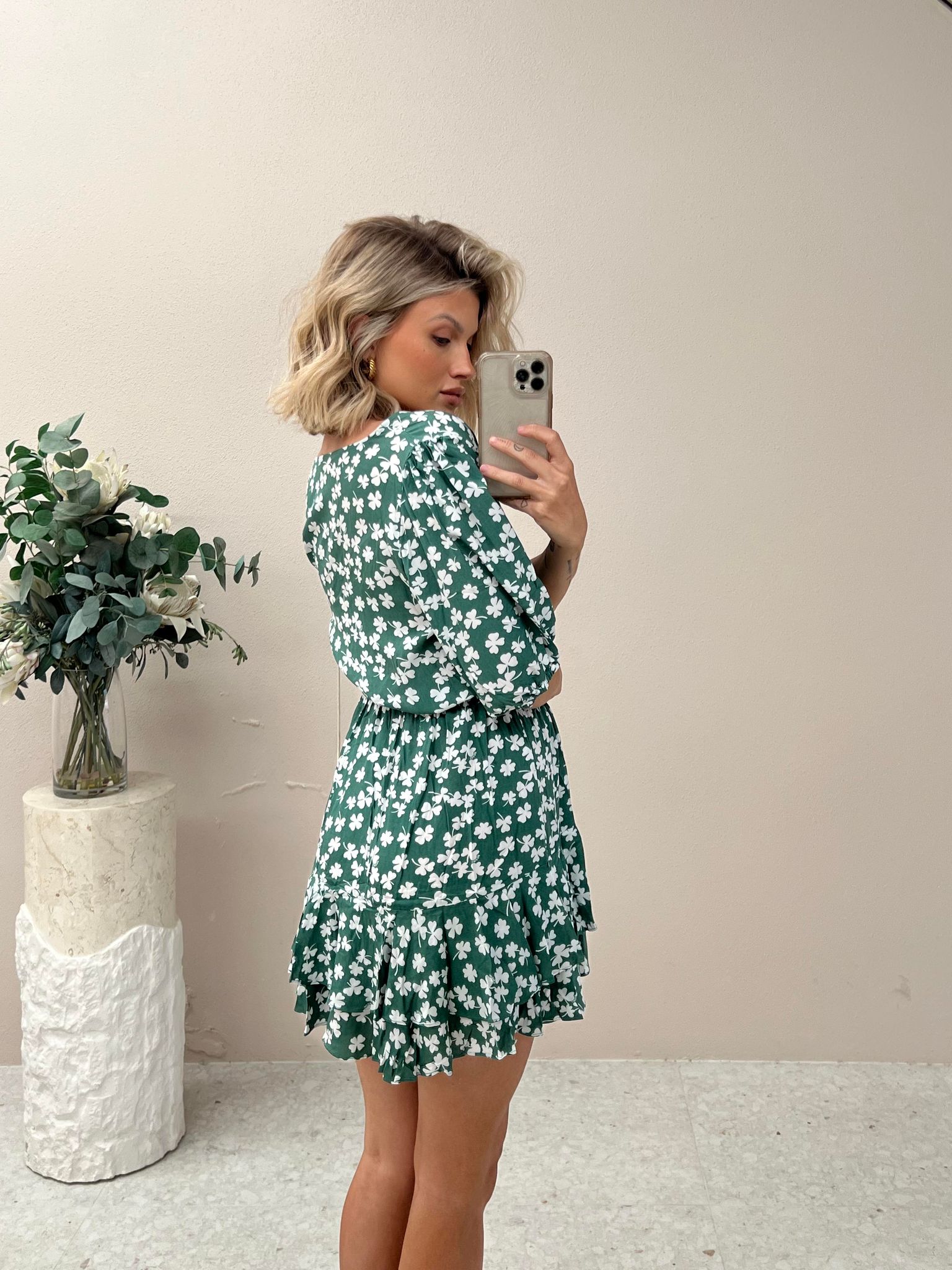 Dress - Green Floral