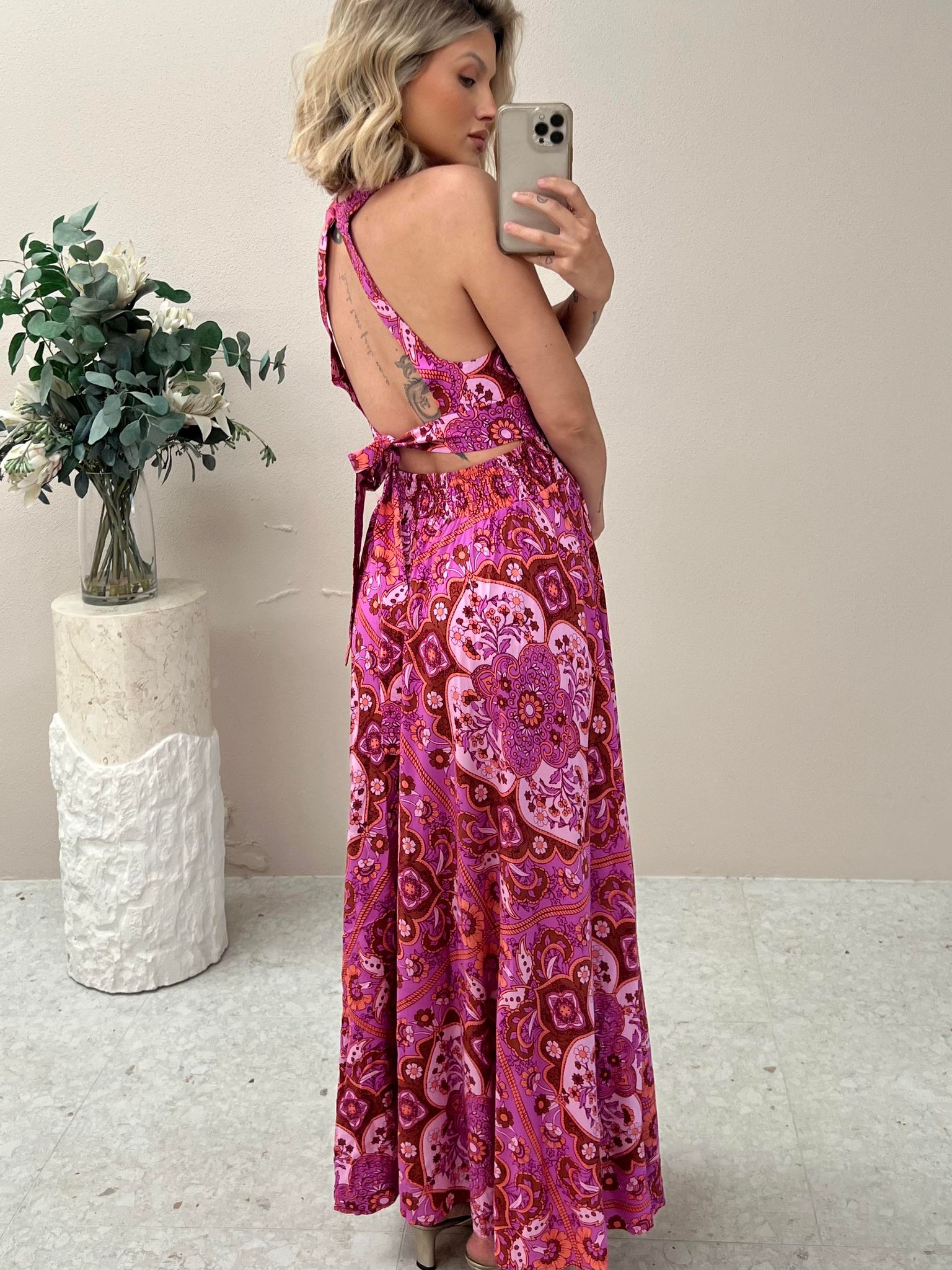 Print Maxi - Pink