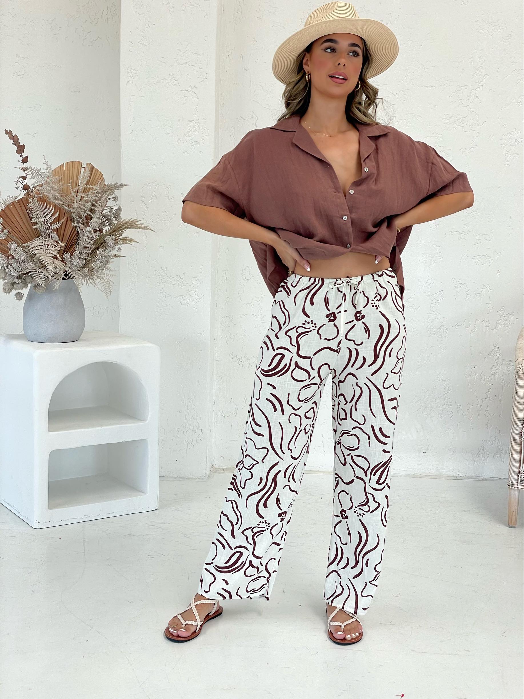 Artistic Patterned Pants