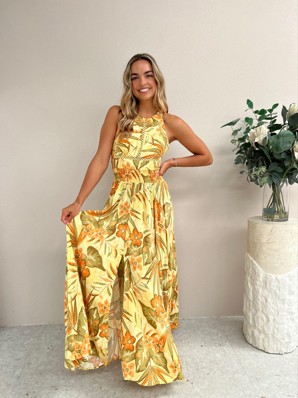 Print Maxi - Yellow