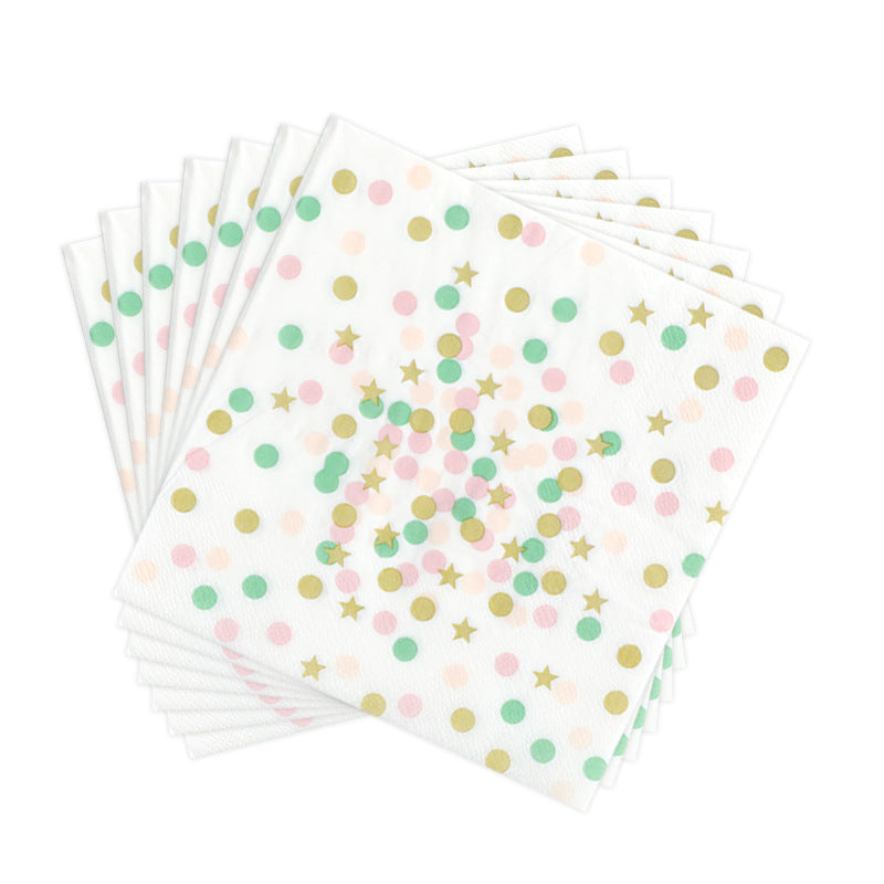 Nuvarey 9-Inch and 7-Inch Party Disposable Paper Plates (25 Each), 25 Paper Cups, 25 Napkins, 25 Forks and Knives, Dinnerware Party Set – Packaging May Vary