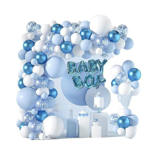 Nuvarey Blue Decorative Birthday Balloon Set