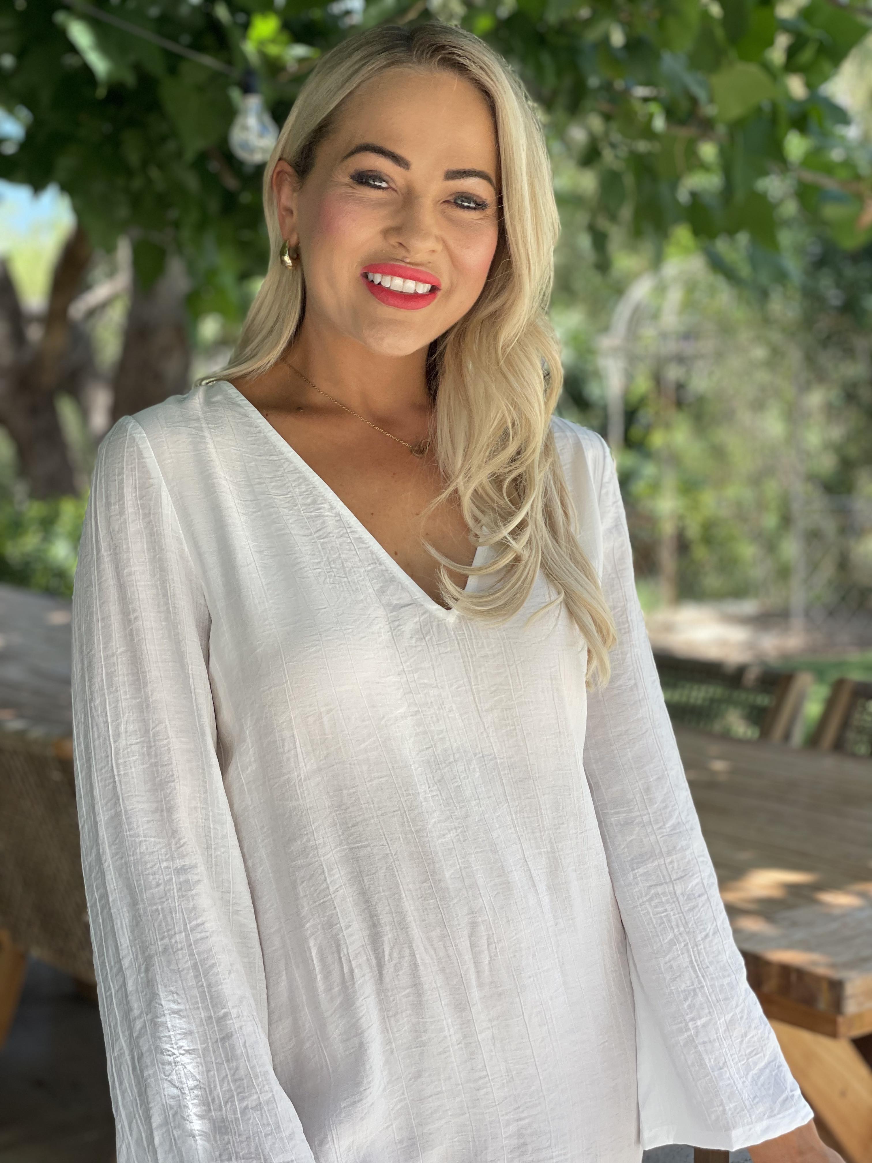 Elegant V-Neck Dress