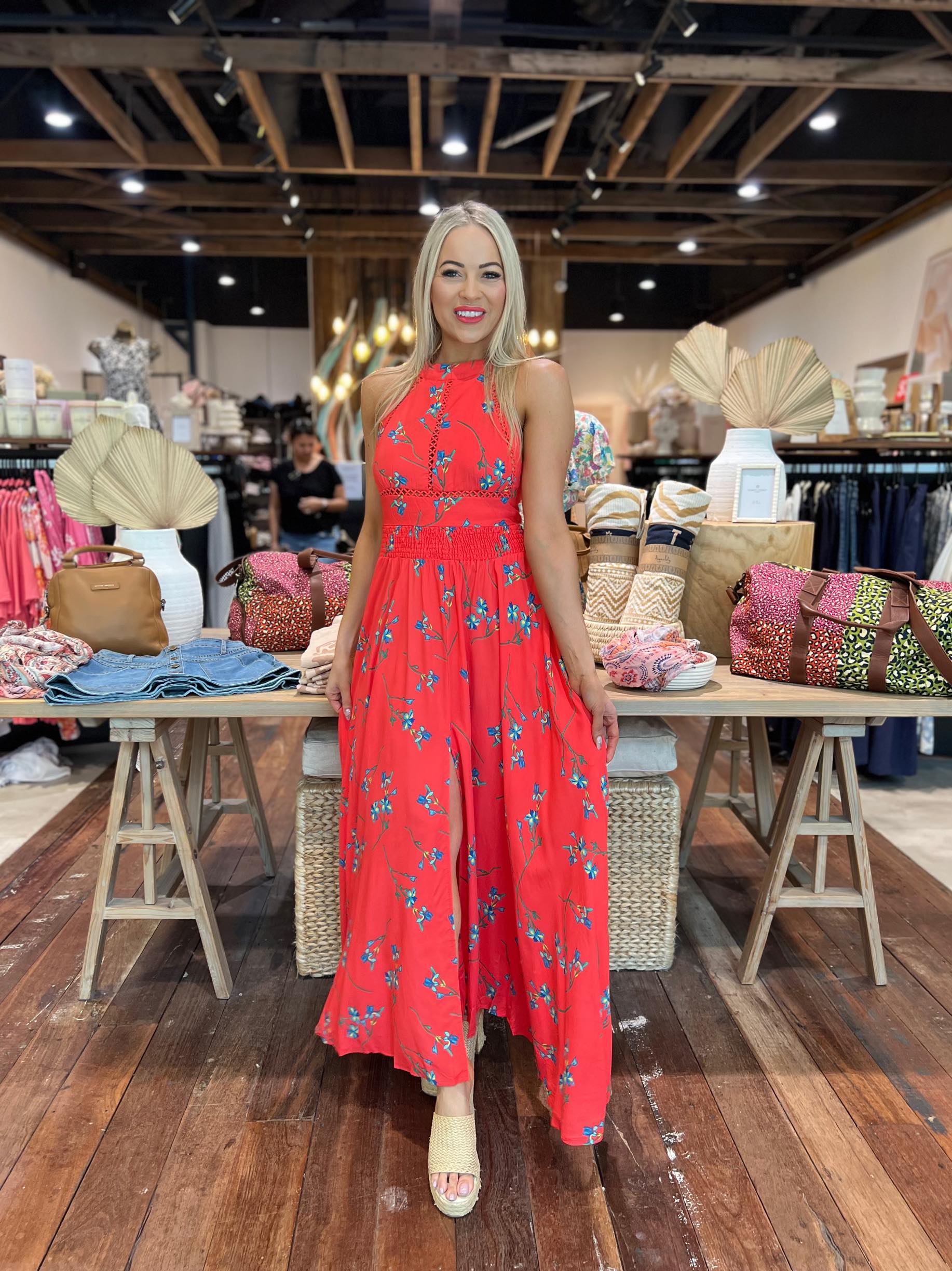 Print Maxi - Red