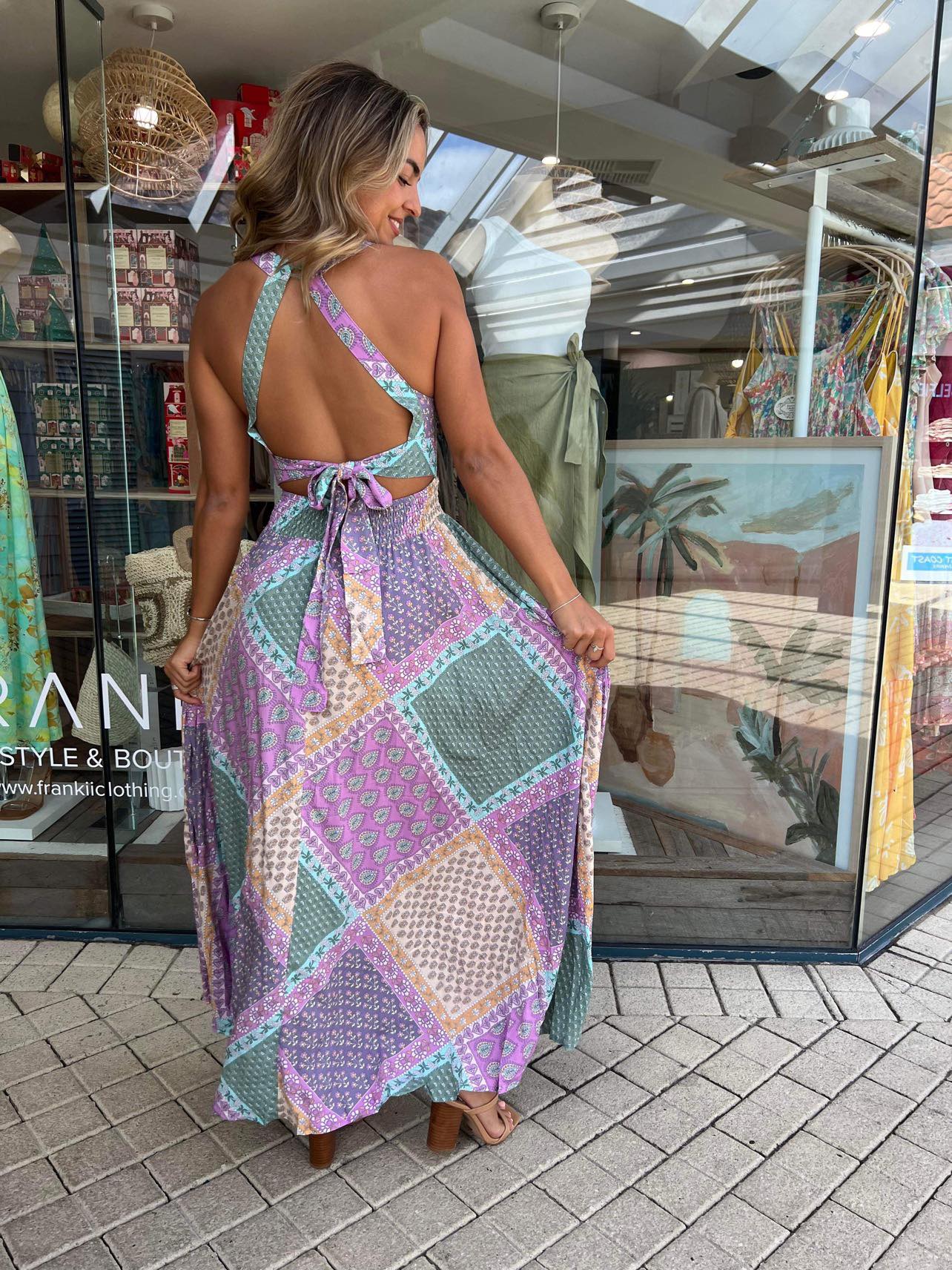 Print Maxi - Purple