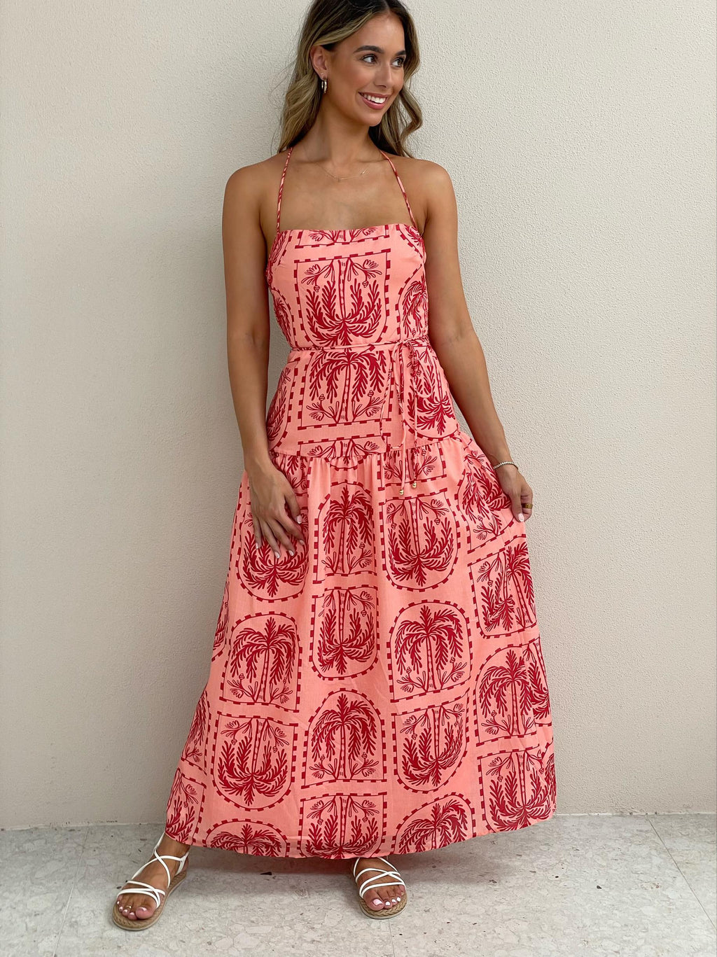 Boho Print Maxi Dress