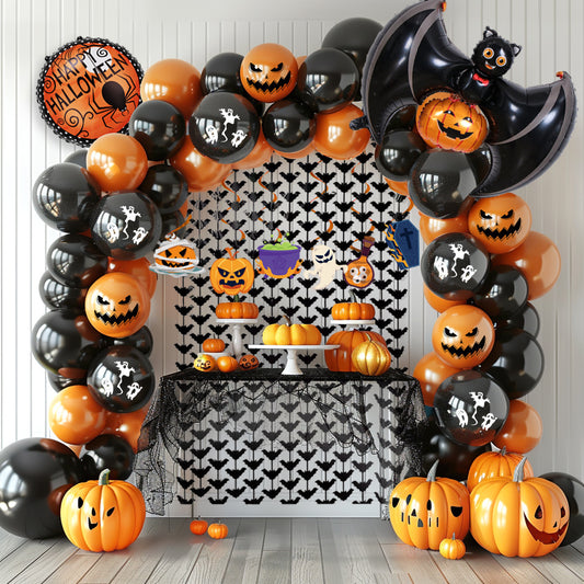 Nuvarey Party decoration scene 10 inch round latex Halloween party