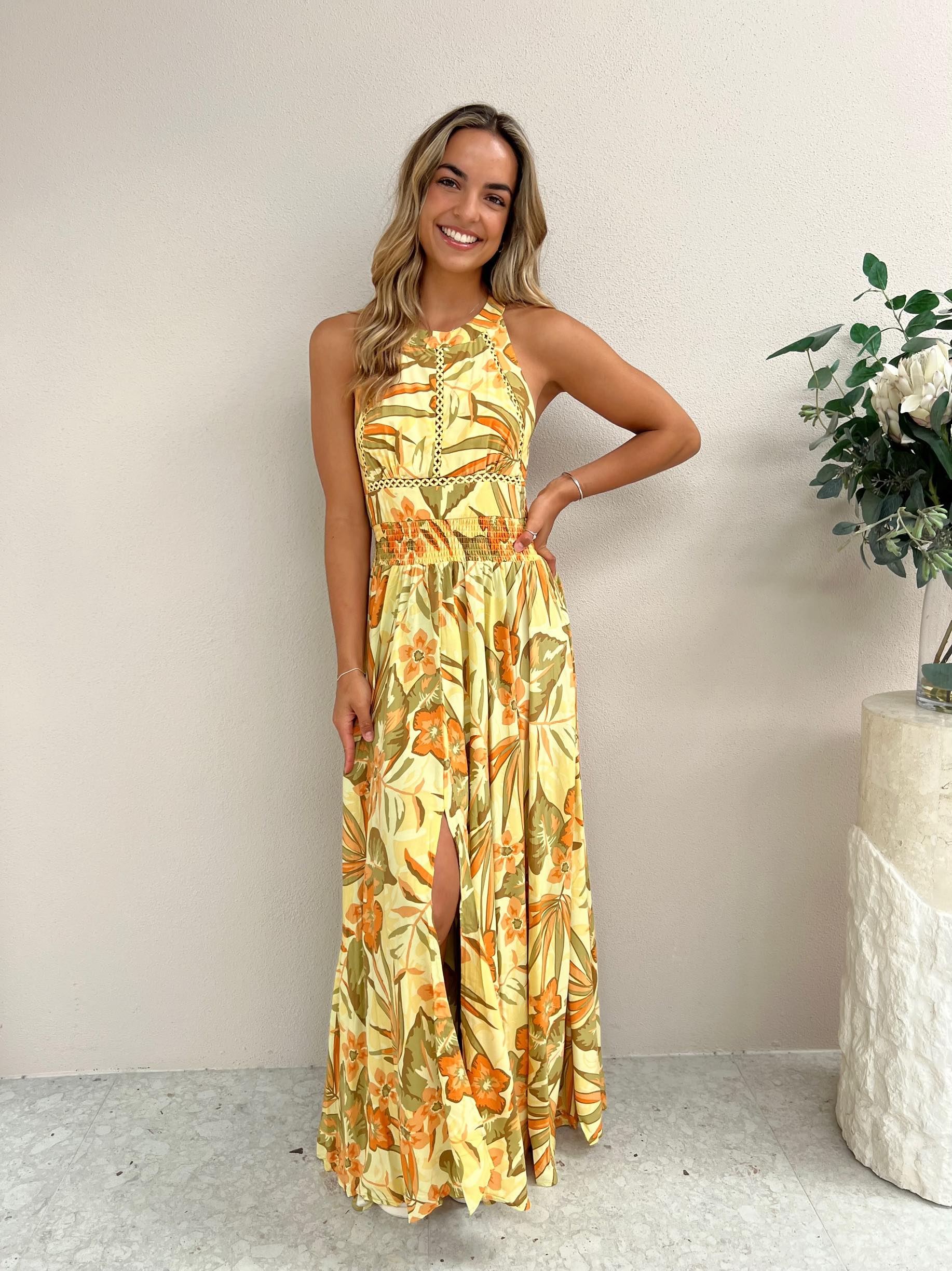 Print Maxi - Yellow
