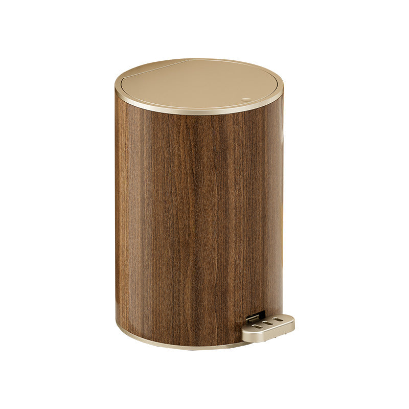 Nuvarey Trash can household high-end toilet living room sealed with lid double opening large capacity narrow gap
